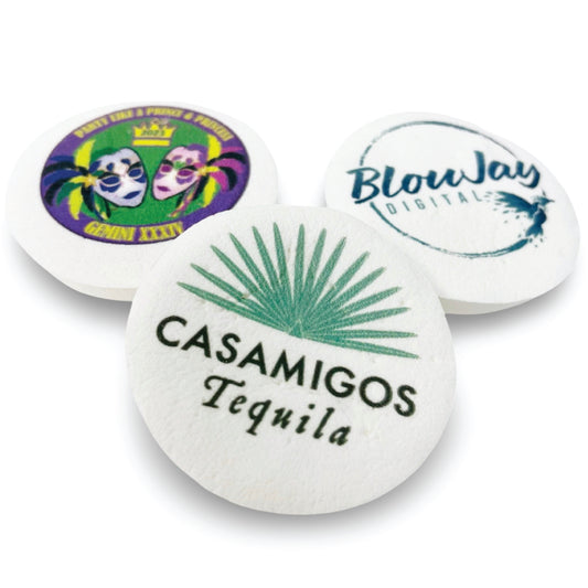 Direct Imprint Marshmallow Rounds- Singles