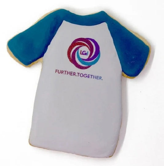 4" Printed T-Shirt Sugar Cookie-  Single