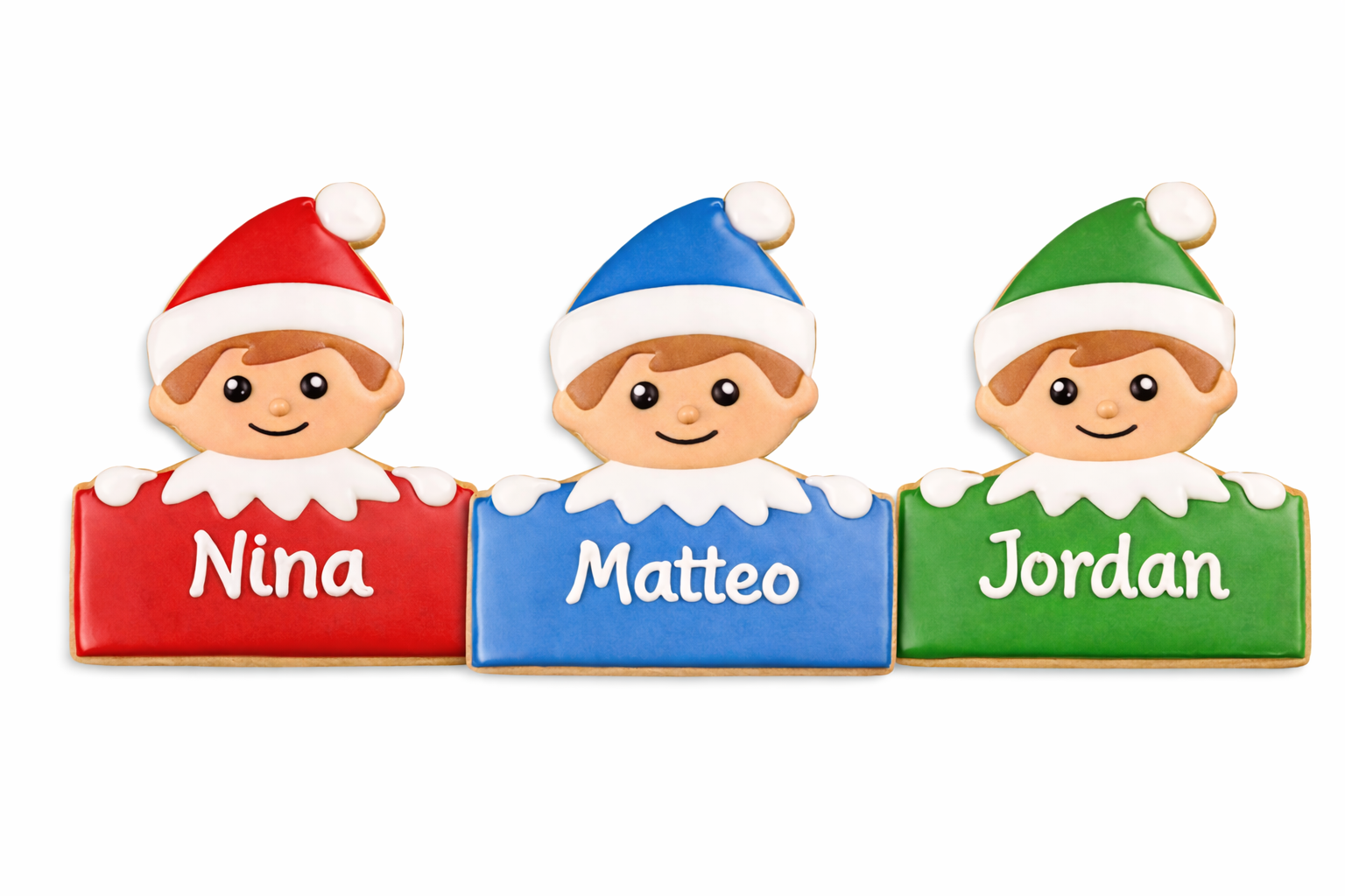 Personalized Elf Cookie- 5 Inch