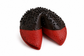 Midnight Fortune™ Black & Red Chocolate-Dipped Fortune Cookies