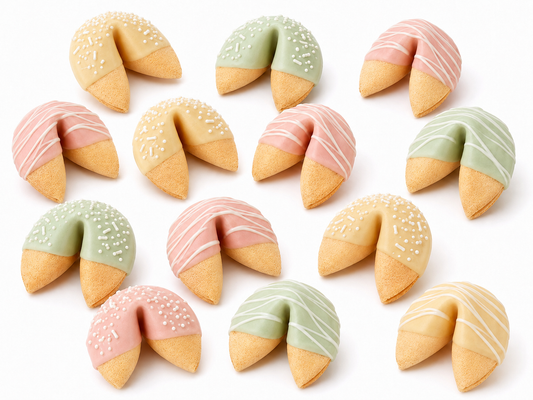 Bundle of Good Fortune™ Pastel Hand Dipped Gourmet Fortune Cookies