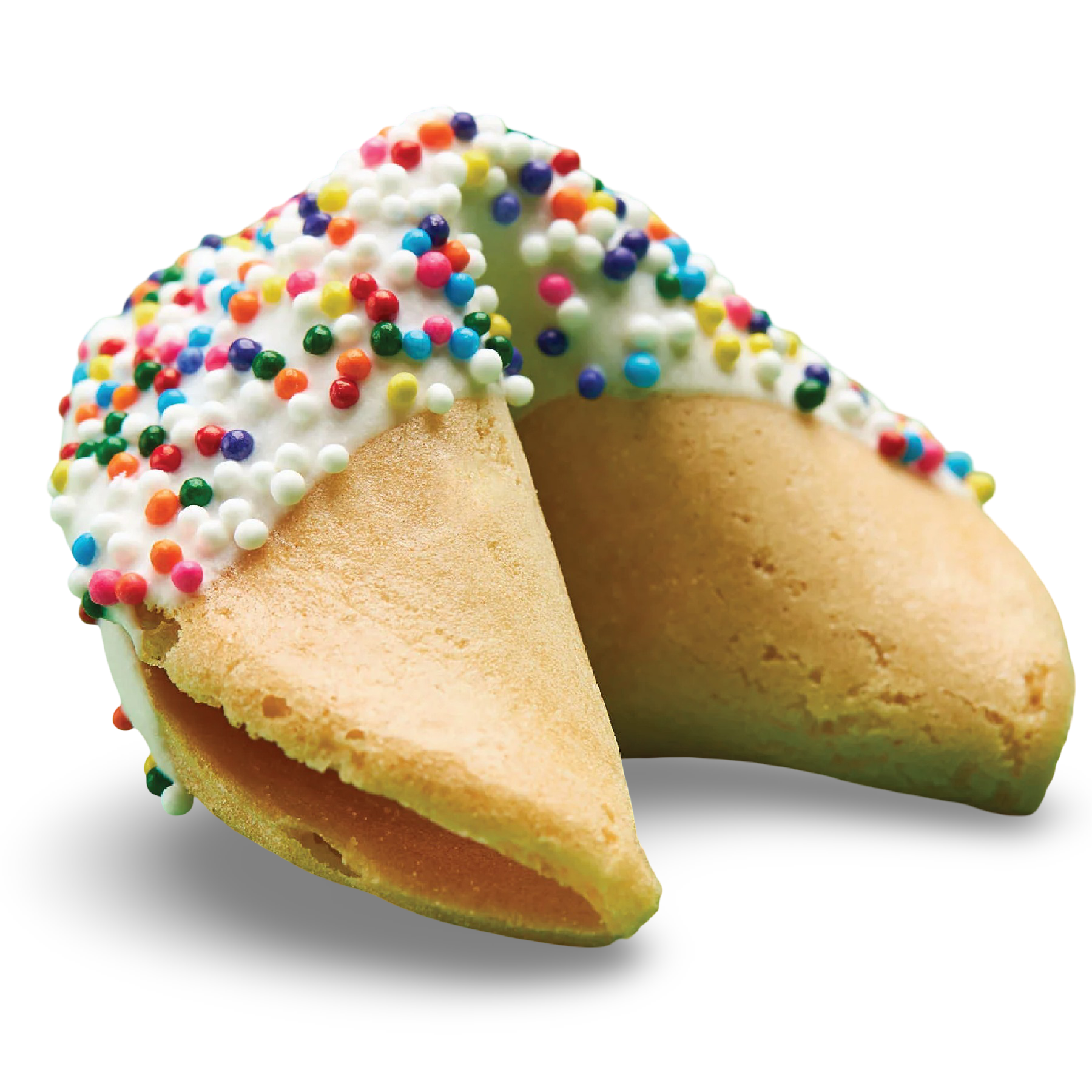 Chocolate Dip + Sprinkles Fortune Cookie