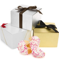Pink Ribbon Fortune Cookies Gift box of 12