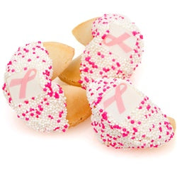 Pink Ribbon Fortune Cookies-"Bulk" Individually Wrapped