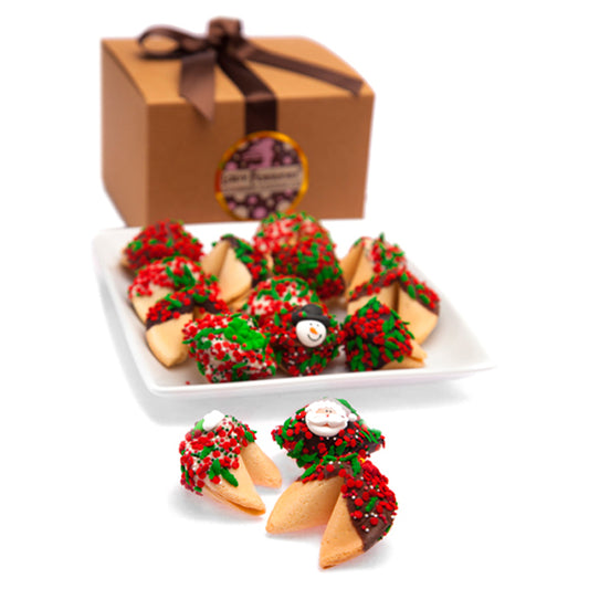 Christmas Fortune Cookie Gift Box -24 Piece