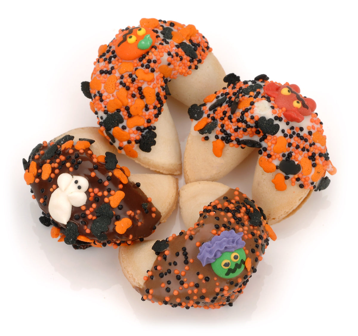 Take Out Pail of Halloween Classic Size Fortune Cookies