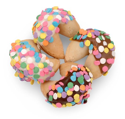 Festive Confetti Fortune Cookies