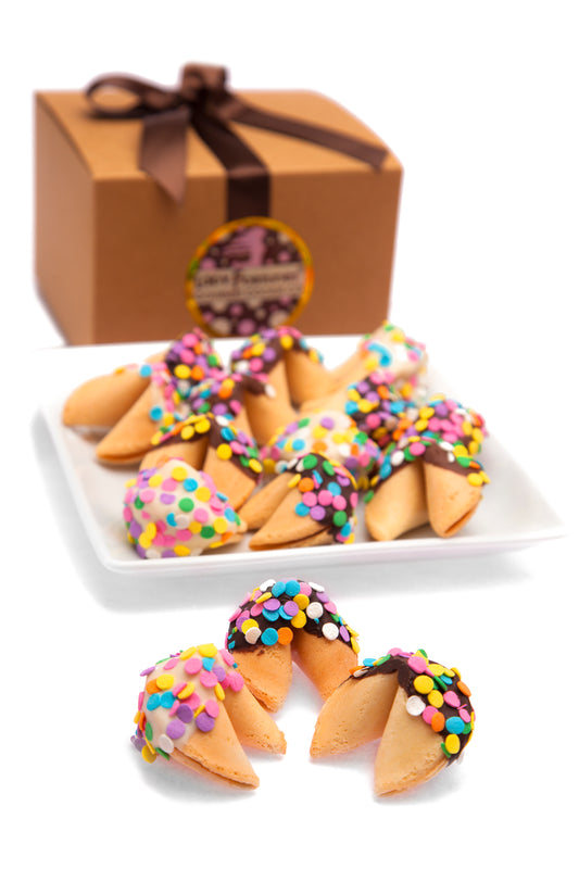 Confetti Fortune Cookie Gift Box- 48 Piece