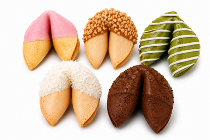 Gourmet Explorations Hand Dipped & Decorated Fortune Cookies- Gift Box of 12