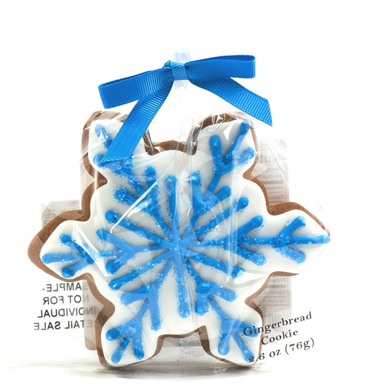 Gingerbread Snowflake Cookie-  Single
