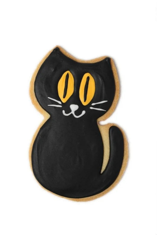 Halloween Black Cat Sugar Cookies-  Single