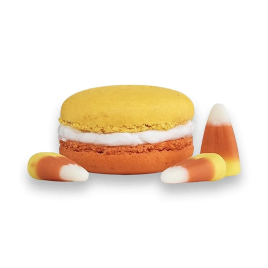Candy Corn Macaron- Single