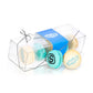 Printed Macaron Clear Acetate Gift Box of 5- with Branded Custom Sleeve Option