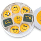 Emoji Mini Iced Sugar Cookies- Tin of 20