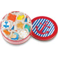 Nautical Mini Iced Sugar Cookies -Tin of 20