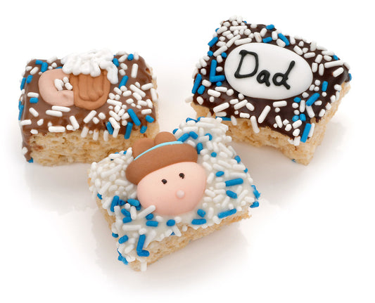 Father's Day Mini Rice Treat- Single