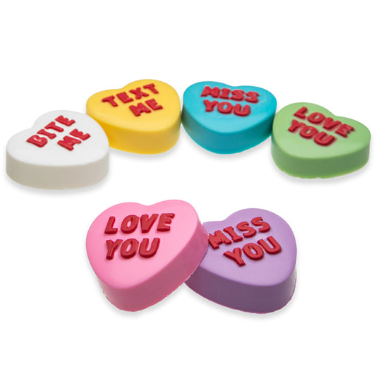 Heart Conversation Molded Sandwich Cookie- Single
