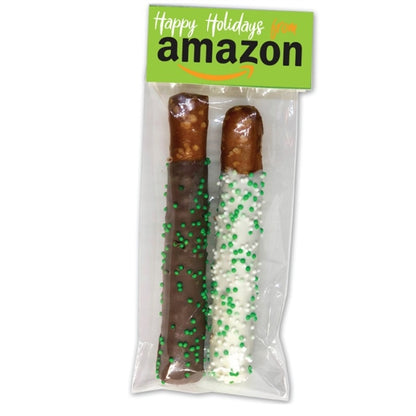 Mini Pretzel Rods with Custom Header Card