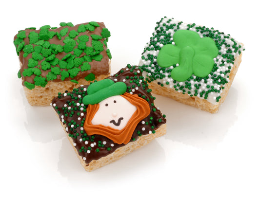 St. Patrick's Lucky Chocolate Hand Dipped Mini Rice Treat