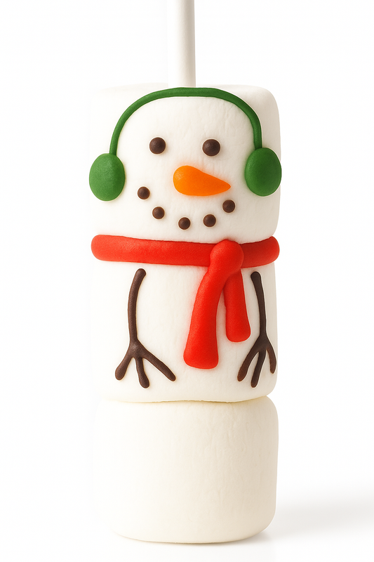 Snowman Marshmallow Stir Sticks