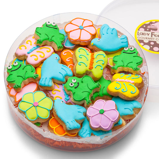 Spring Mini Iced Sugar Cookies - Clear Acetate