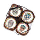 Dia De Los Muertos Chocolate Dipped Sandwich Cookie- Clear Box Gift Set