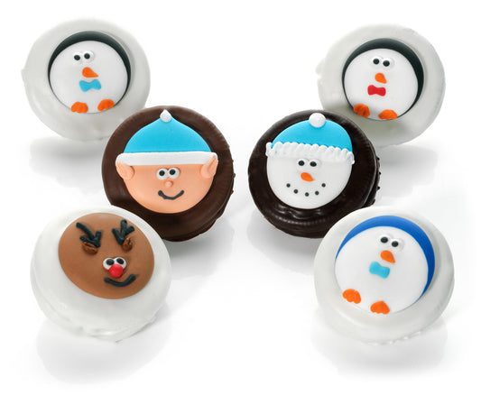 Winter Delight Decorated Sandwich Cookie- Single