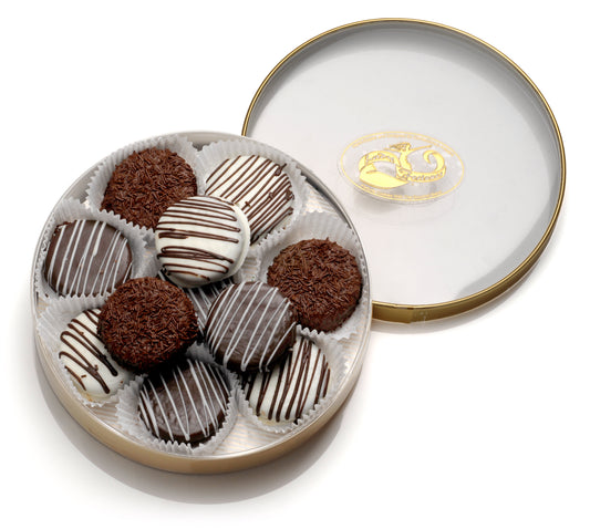 Classic Hand Dipped & Decorated Sandwich Cookie- Wheel of 16