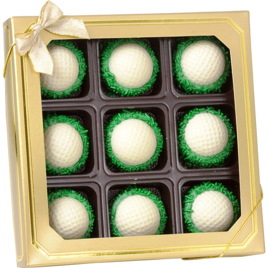 Golf Hand Dipped & Decorated Sandwich Cookie- Gift Box