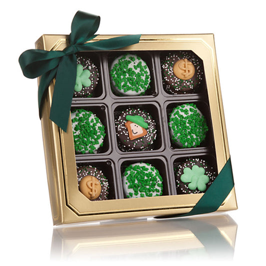 St. Patrick's Day Gold Window Box of 9