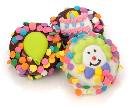 Birthday Hand Dipped & Decorated Sandwich Cookie- Single