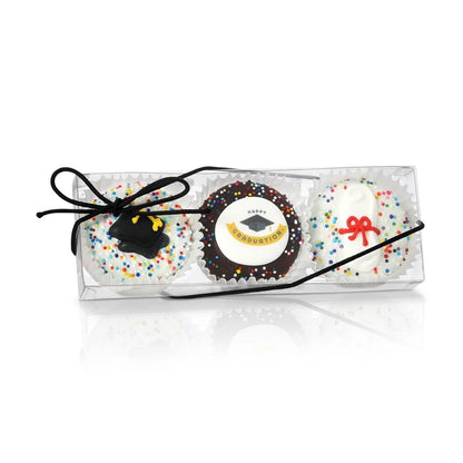 Graduation Chocolate Dipped Sandwich Cookie Set