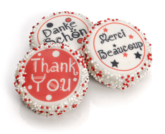 Thank you Hand Dipped Sandwich Cookie- Single