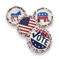 Go Vote!  Chocolate Dipped Sandwich Cookie- Window Box of 6
