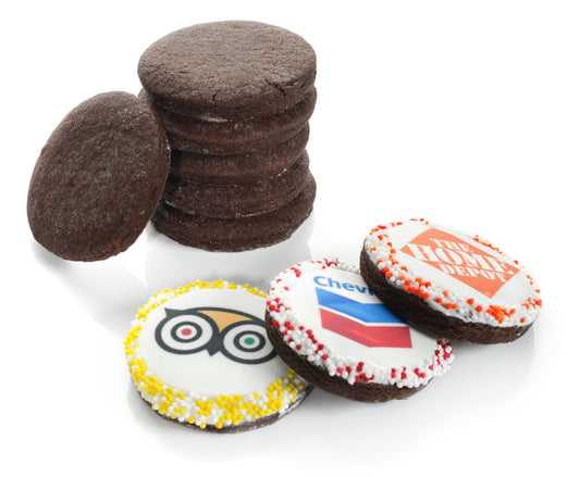 2" Cocoa Dough Round Sugar Cookies- Single