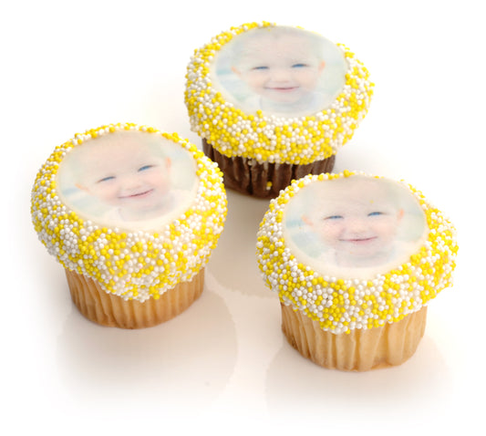 Picture Mini Cupcake- Individually Wrapped