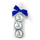 Logo Hand Dipped & Decorated Sandwich Cookie - Cello Bag of 3