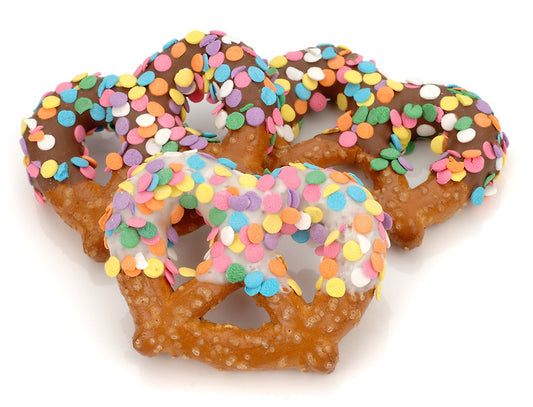 Confetti Chocolate Pretzel Twists