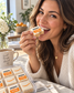 CRIZPY RICE BITES™ — Custom Edible Logo Treats Clear Gift Box of 6