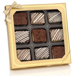 Classic Chocolate Dipped Mini Crizpy-Window Gift Box of 9