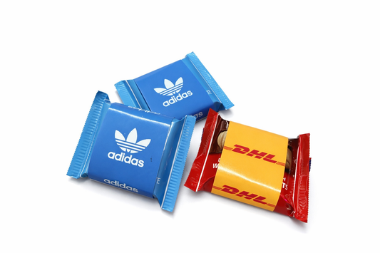 Ritter SPORT Mini with Custom Printed Band- 80 COUNT