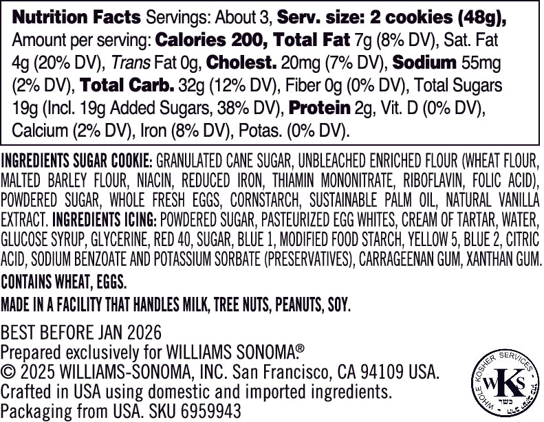 WS Pumpkin Stacked Iced Cookies- Set/6 6959943