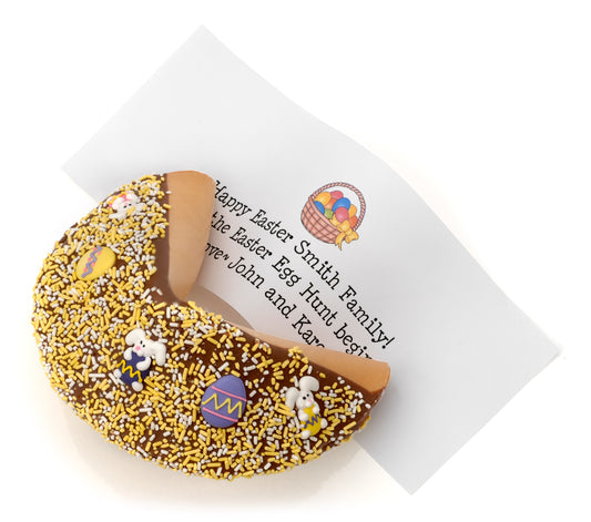Easter Decorated Super Giant Fortune Cookie