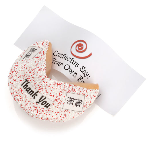 "Thank You" Decorated Super Giant Fortune Cookie