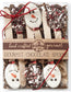 Set of 6 Snowman Stir Chocolate Spoons