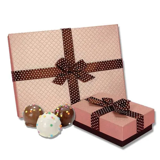 Confetti Belgian Truffle Cake Bons- Box of 9