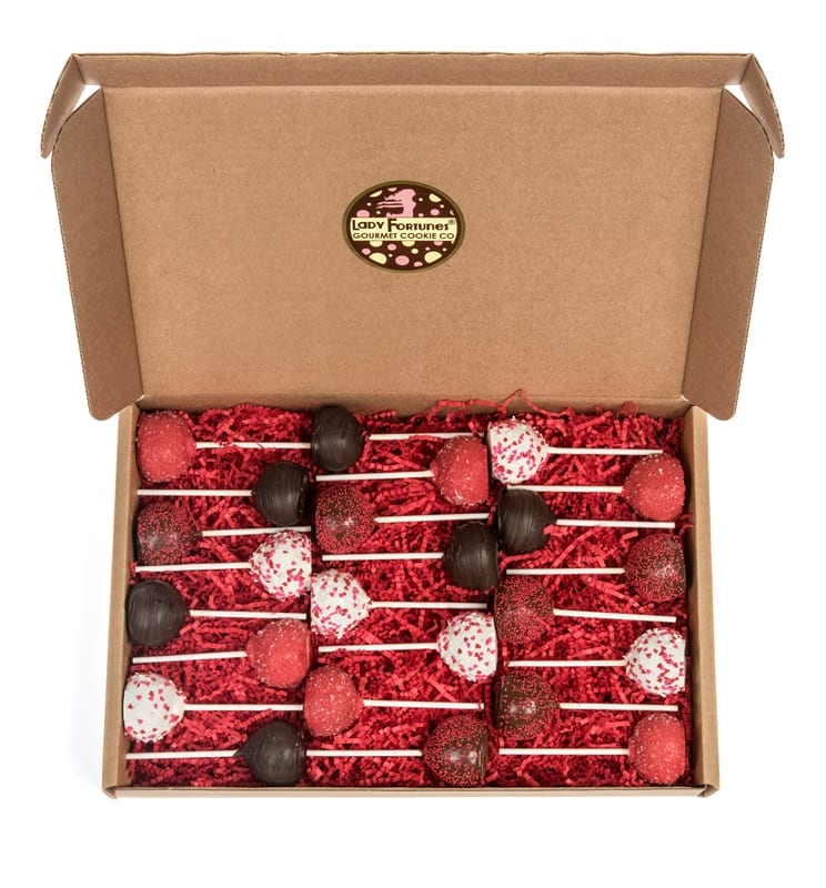 Romance Cake Pops- 24 pc Gift Box