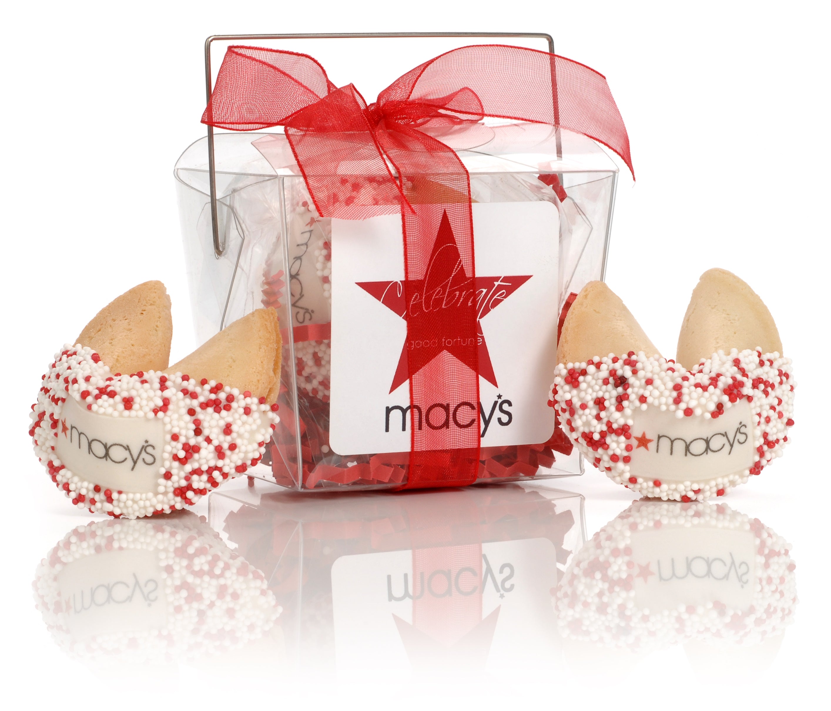 Custom Take Out Pail of 2 Classic Size Fortune Cookies – Lady