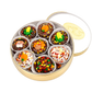 Thanksgiving Hand Dipped & Decorated Sandwich Cookie- Wheel of 16