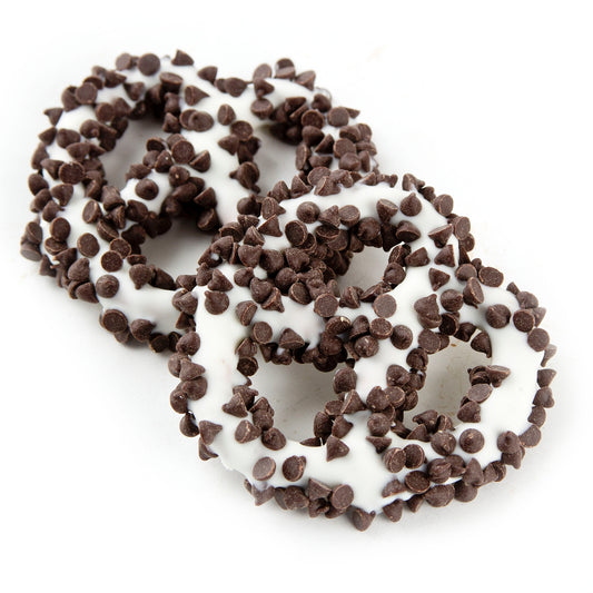 Chocolate Covered Pretzels with Chocolate Chips - 96 Count